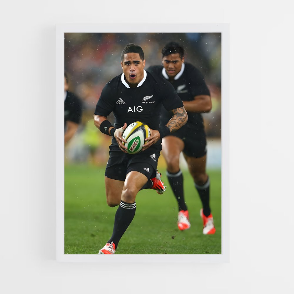 Poster La Course au Rugby (vue 3)
